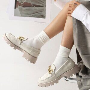 Beige Chunky Loafer | Sz 9